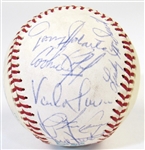 1975 KC Royals Team Signed Ball