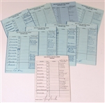 Assorted Lot of 9 Line-Up Cards