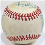 1983 KC Royals Team Signed Ball
