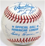 1989 KC Royals Team Signed Ball