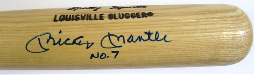 Mickey Mantle Signed Bat 