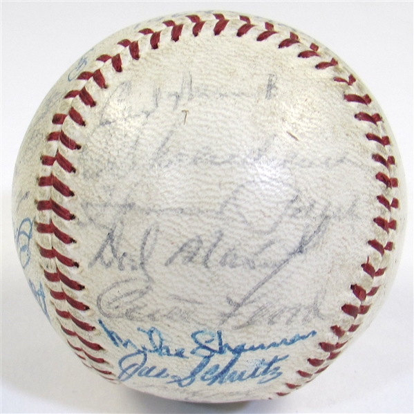 Lot Detail - 1964 St. Louis Cardinal Team Signed World Series Champions Ball
