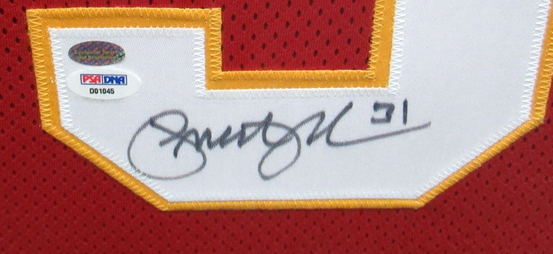 Priest Holmes Signed Framed Jersey