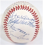 500 Home Run Club Signed Ball 10 Signatures