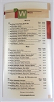 Menu From George Brett's Restaurant
