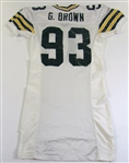 1994 Gilbert Brown GU Green Bay Packers Jersey