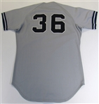 1991 NY Yankees Mike Witt Game Used Jersey