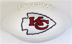 Travis Kelce Signed Football
