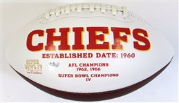 Travis Kelce Signed Football