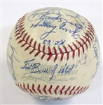 1963 Kansas City A's Team Signed Ball