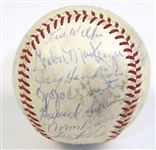 1961 Kansas City A's Team Signed Ball
