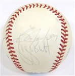 George Brett, Bo Jackson & Frank White Signed Ball