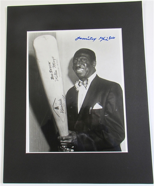 Cool Papa Bell Signed and Matted Photo