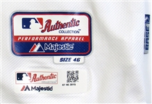  Game Used Jackie Robinson 42 jersey, Cleveland Indians, Trevor Bauer.