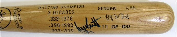 George Brett Signed LE Bat