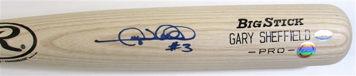 Gary Sheffield Signed Bat