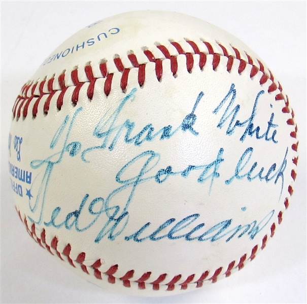 Ted Williams Signed Baseball