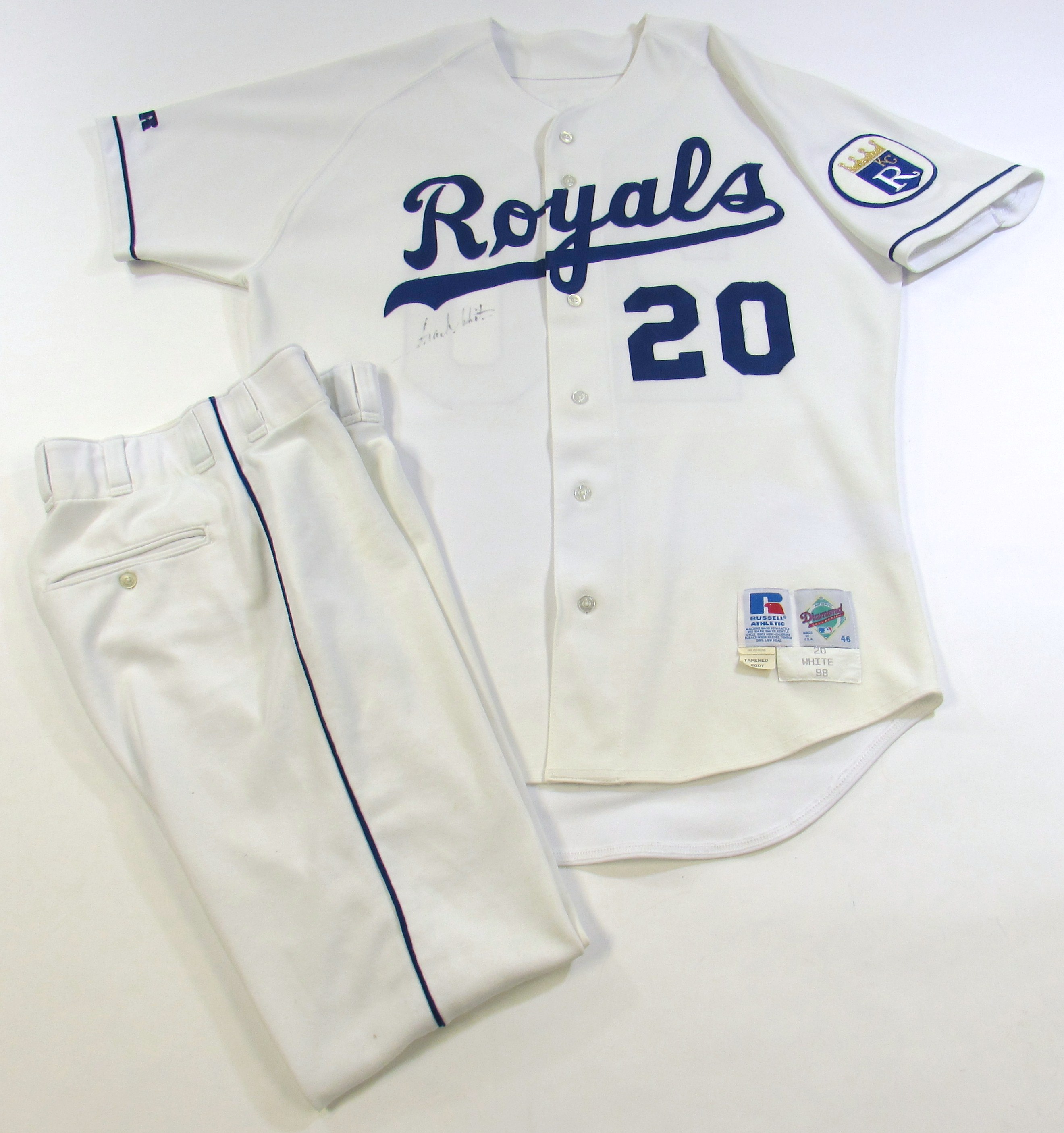 kc royals white jersey