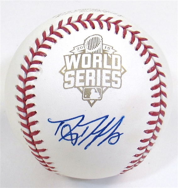 2015 Danny Duffy Signed WS Ball