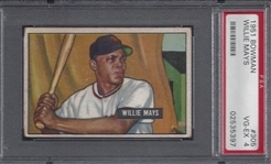 1951 Bowman Willie Mays Rookie PSA 4