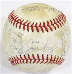 1980 Kansas City Royals Team Signed WS Ball