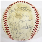 1980 Kansas City Royals Team Signed WS Ball