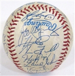 1999 KC Royals Team Signed Ball