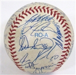 1999 KC Royals Team Signed Ball