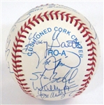 1994 KC Royals Team Signed Ball