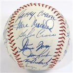 1969 KC Royals Team Signed Ball (28 Sigs-1st Year!!!)