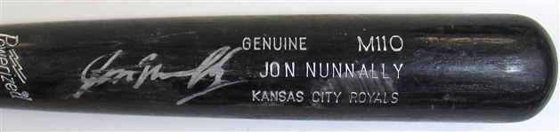 1995-97 Jon Nunnally GU Signed Bat