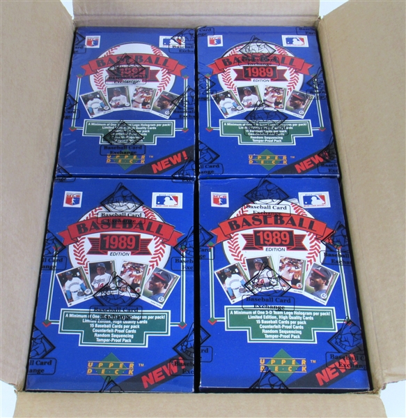 1989 Upper Deck Baseball Low Series Wax Case
