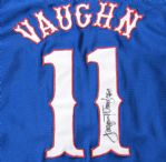 Mid-1990's Jacque Vaughn Kansas Jayhawks Game Used Signed Jersey