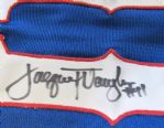 Mid-1990's Jacque Vaughn Kansas Jayhawks Game Used Signed Jersey