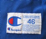 Mid-1990's Jacque Vaughn Kansas Jayhawks Game Used Signed Jersey