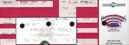 George Brett 300th Career Home Run Ticket