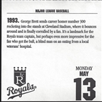 George Brett 300th Career Home Run Ticket