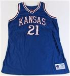 Mid-1990's Sean Pearson Game Used KU Jersey