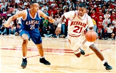 Mid-1990's Sean Pearson Game Used KU Jersey