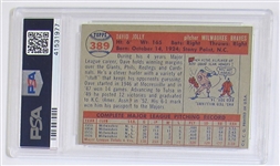 1957 Topps Dave Jolly PSA 8