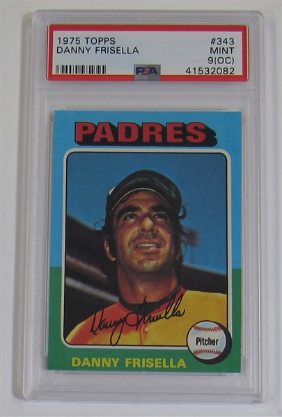 1975 Topps Danny Frisella PSA 9 (OC)