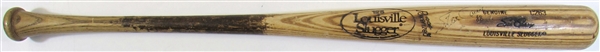 1986-87 Steve Garvey Signed Game Used Bat
