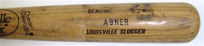 1985-86 Shawn Abner Game Used Bat