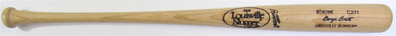 1986-89 George Brett Game Used Bat