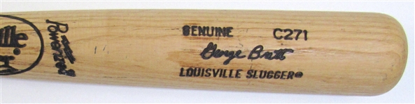 1986-89 George Brett Game Used Bat