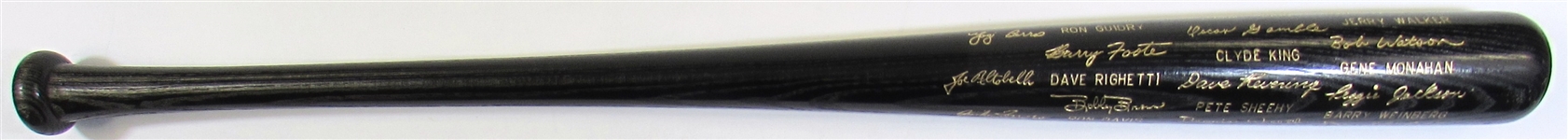 1981 N.Y. Yankees A.L. Champs Black Bat