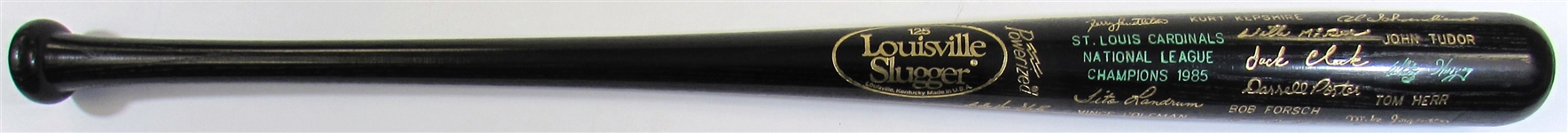 1985 St. Louis Cardinals N.L. Champs Black Bat