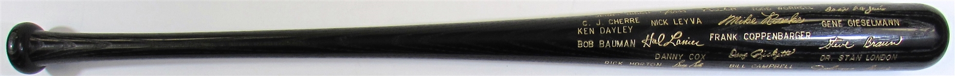1985 St. Louis Cardinals N.L. Champs Black Bat