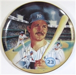 Don Mattingly Signed Plate #1304/2500