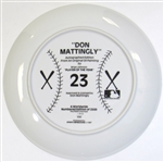 Don Mattingly Signed Plate #1304/2500